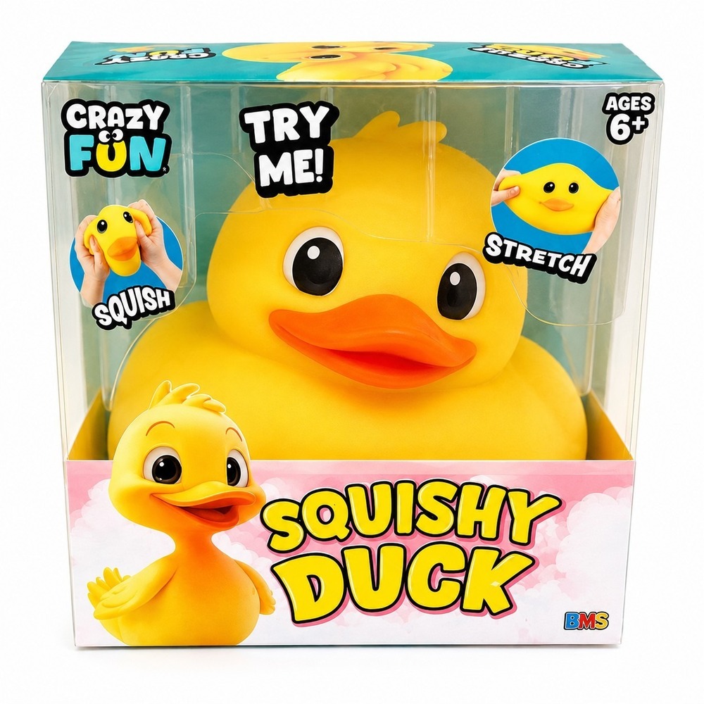 GIANT 🐤DUCK🐤Crazy Fun Squishy Tactile Squeeze Sensory Stress Relief Yellow NEW